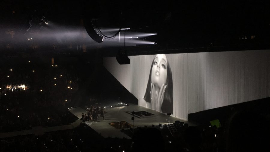 The sets and backgrounds at the Ariana Grande concert were very elaborate and added a whole new level to the experience. 