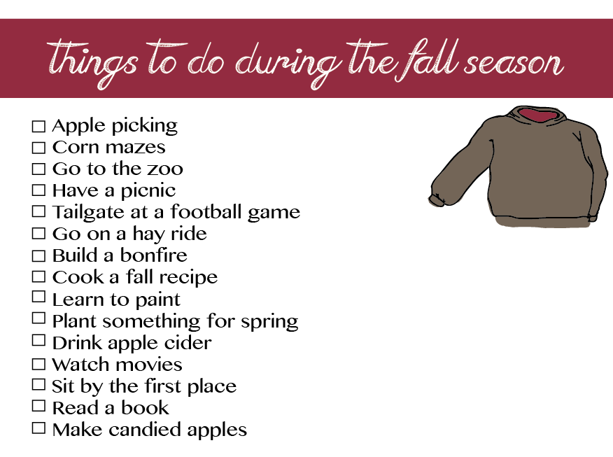 Things to do during the fall season