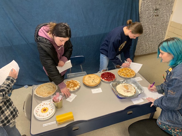 WHS Staff Competes in a Thanksgiving Pie Contest