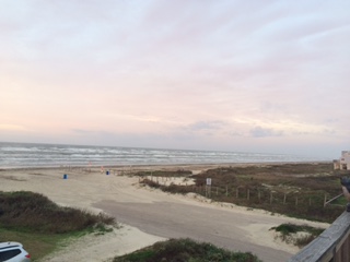 The Gulf of Mexico as seen in Galveston, Texas.