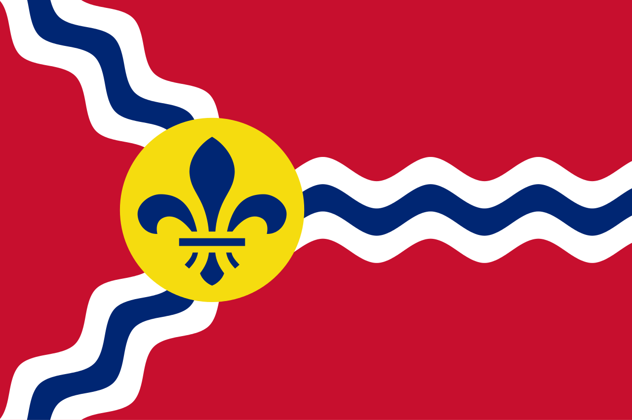 The flag of St. Louis, MO.