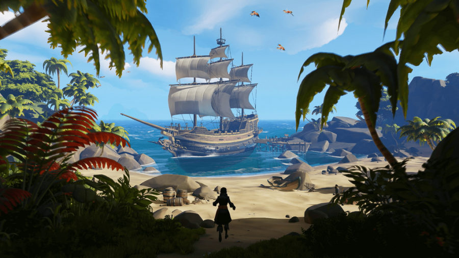 "Sea of Thieves" allows players to hoist the sails, raise the anchor and explore the vast ocean with friends.