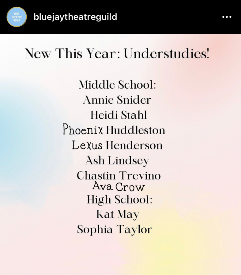 This year the Washington Highschool theatre program has introduced understudies as a new aspect to their productions. There are many benefits of having understudies for a show including having backup for a role, introducing students to the theatre program and getting more students involved in the arts. As these understudies work on learning lines, they also get to experience what it might be like as a cast member in a show. The one act these understudies are preparing for is called “The Brothers Grimm Spectaculathon” and the shows will be performed on Oct. 29 and Oct 30.